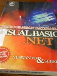 Pemrograman Database Visual Basic .Net