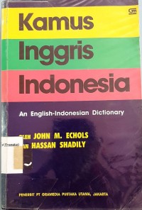 Image of Kamus Inggris - Indonesia, An English - Indonesia Dictionary