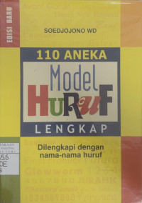Image of 110 aneka model huruf lengkap