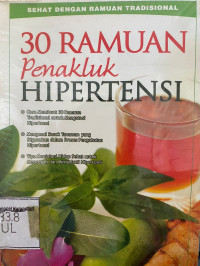 30 Ramuan Penakluk Hipertensi