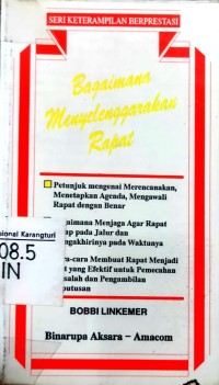 Bagaimana menyelenggarakan rapat