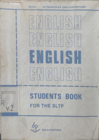 English students book for the SLTP 2