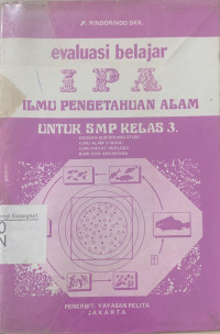 Evaluasi belajar IPA untuk SMP kelas 3