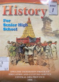 Image of History Book 1 for Year X (SMA/MA)