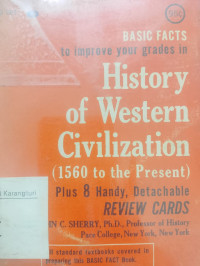History of Westers Civilization (1560 to the Present)