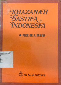 Khazanah sastra Indonesia