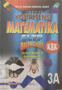 Image of Kompetensi matematika SLTP bilingual untuk kelas 3 Semester 2
