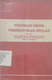 Pedoman umum pembentukan istilah