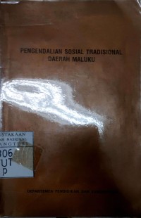 Image of Pengendalian sosial tradisional daerah Maluku
