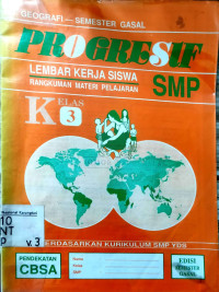 Image of Progresif SMP: rangkuman materi pelajaran Geografi SMP kelas 3