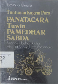 Tuntunan kagem para panatacara tuwin pamedhar sabda