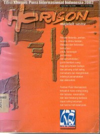 Image of Harison Majalah Sastra, Edisi khusus: Puisi Internasional Indonesia 2002